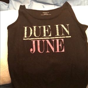 Due In June Motherhood maternity tank